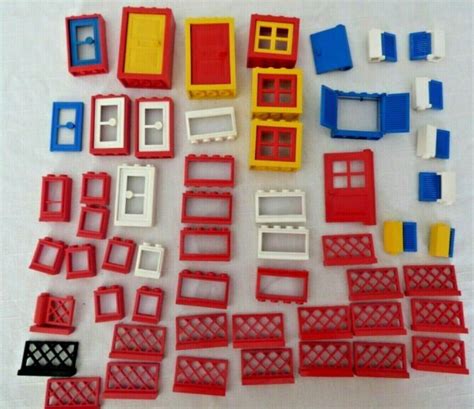 Lego Vintage Windows Doors Fences Gate S S W Fixed