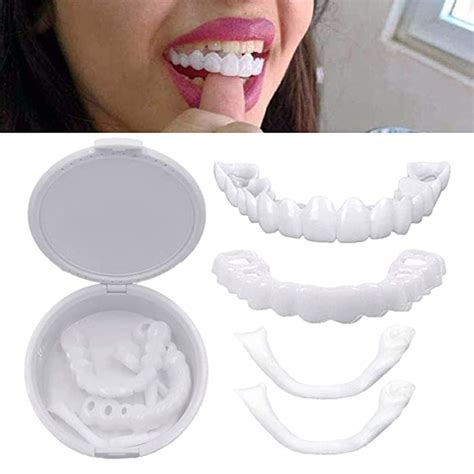 Buy 2 Pairs Veneers Snap In Teeth Veneer Teeth Snap On Veneers Fake