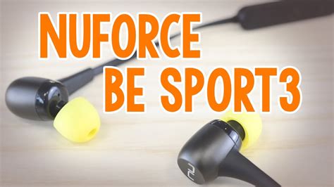 Optoma Nuforce Be Sport Wireless Earphones Review Youtube