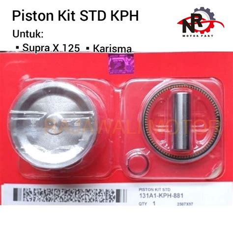 Jual Piston Kit Std Standar Honda Supra X 125 Karisma Part KPH 131A1