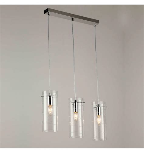 Pendant Light Design Tube Glass Multiple Triple E14 Edell