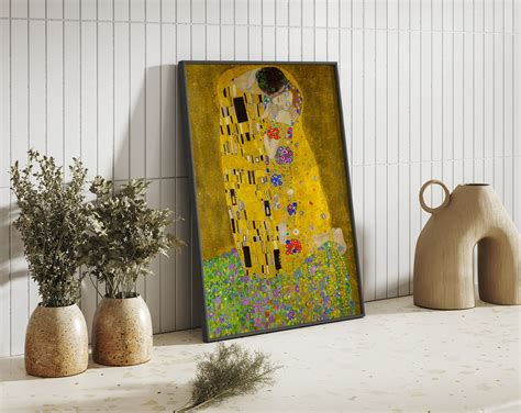 The Kiss by Gustav Klimt, Wall Art, Room Decor, Gallery Wall Prints ...