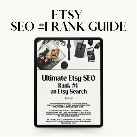 Etsy Ultimate Seo Guide Rank 1 On Etsy Search And Boost Sales Love Marketing Team Llc