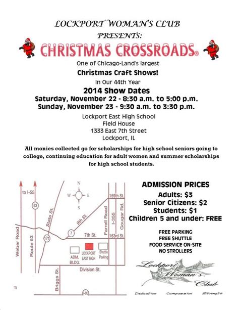 Lockport Womans Club Christmas Crossroads Craft Show Gfwc Illinois