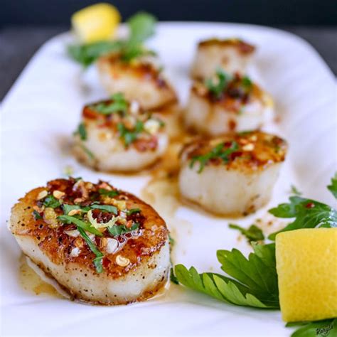 Garlic Sea Scallops