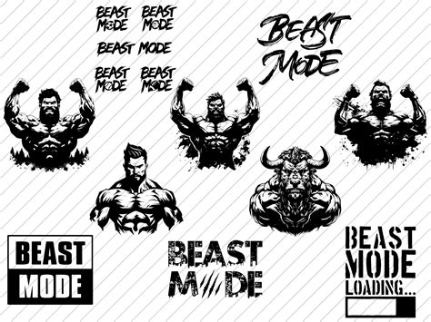 Beast Mode Svg Bundle Keep Fit Svg Fitness Svg Work Out Svg