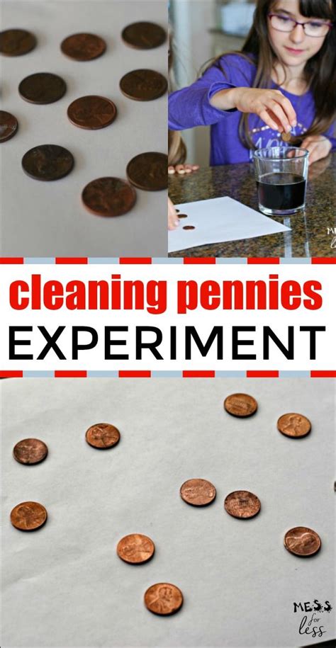 Penny Cleaning Science Experiment