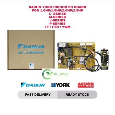 Daikin Genuine Part Daikin Ft L L Ftn P P Ftv P P York