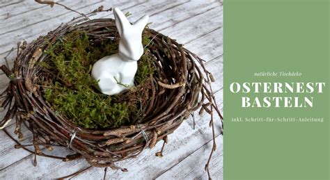 Osternest Basteln Osternest Aus Birkenreisig Lavendelblog