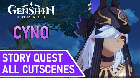 Cyno Story Quest All Cutscenes Lupus Aureus Chapter Act 1 Sands Of Solitude Genshin