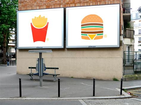 McDonalds Affiches Minimalistes Pour Marque Iconique Mcdonalds