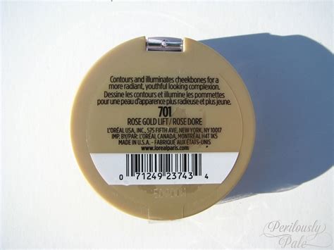 Loreal Visible Lift Colour Blush In 701 Rose Gold Lift Photos