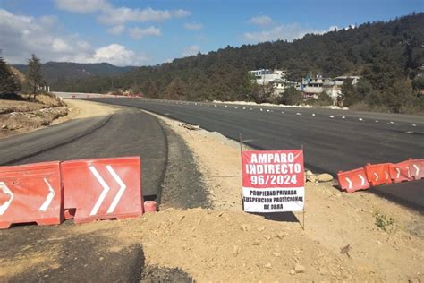 Cumple 3 semanas suspendida la construcción de la carretera Pachuca