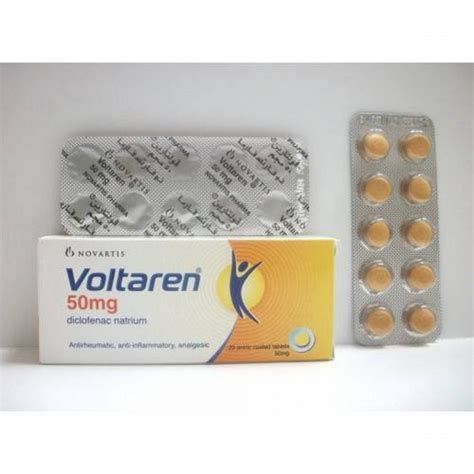 Voltaren Forte Diclofenac Sodium 50mg Enteric Coated Tablet 20s Price