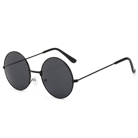 Lunettes De Soleil Rondes En M Tal Pour Hommes Et Femmes Lunettes De