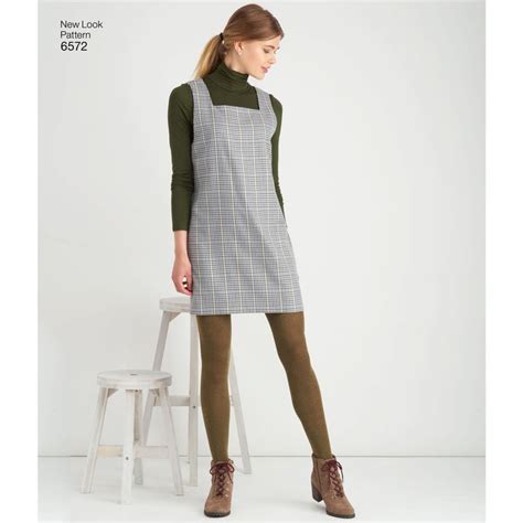 New Look Misses Jumper Dresses Sewing Pattern New Look Dresses