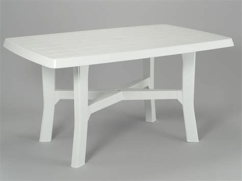 Table De Jardin En Plastique Blanc Agencement De Jardin Aux Meilleurs