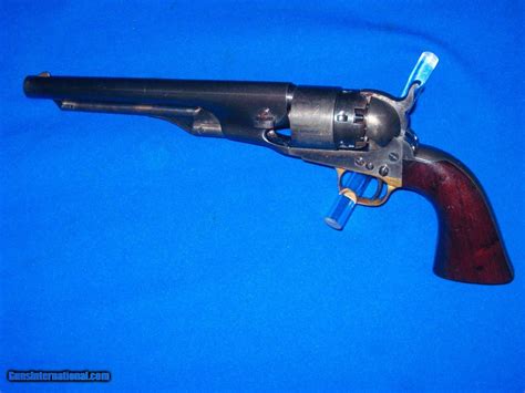 Civil War Colt Model 1860 Army Revolver That Was Period Refurbished At