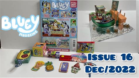 Bluey Magazine Issue Dec With Shopping Set Bluey