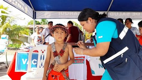 Juntos y Red de Salud Condorcanqui realizan campaña de vacunación y