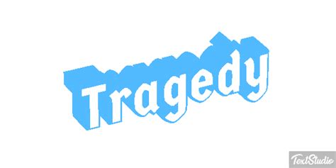 Tragedy Word Animated Logo Designs