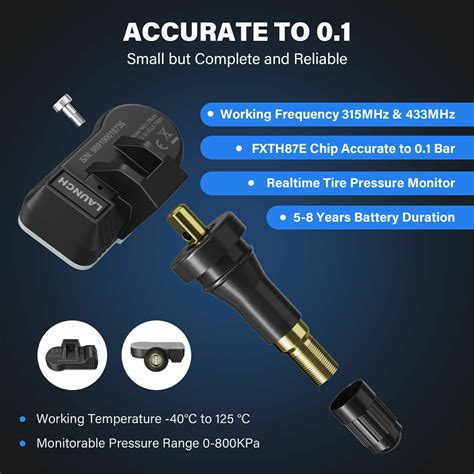 LAUNCH Universal Tire Pressure Sensor LTR 01 Car TPMS Programmable