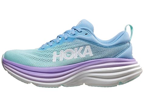 Hoka Bondi 8 Womens Shoes Airy Bluesunlit Ocean Running Warehouse