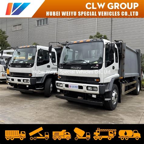 Cubic Meters M Waste Collection Garbage Truck Crush Rubbish