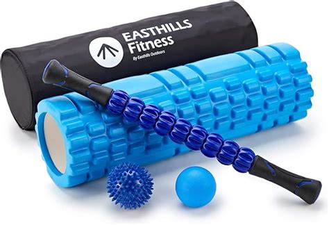 Easthills Fitness 5 In 1 Foam Roller Kit Recovery Muscle Bundle Set 18 Inch Eva Long Size Foam