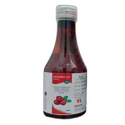 Potassium Magnesium Citrate Cranberry Syrup At Rs 160 Bottle Pharmaceutical Syrup In Panchkula