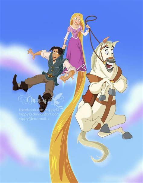 Nippy13 Disney Rapunzel Flynn Rider And Maximus Kid Movies Disney