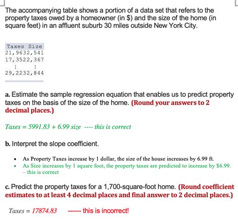 Solved The Accompanying Table Shows A Portion Of A Data Set Chegg