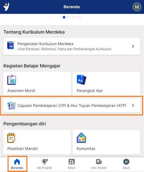 Mencari Cp Dan Atp Di Platform Merdeka Mengajar Merdeka Mengajar