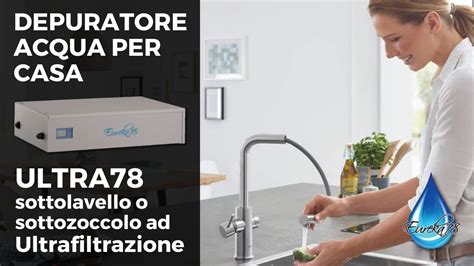 Depuratore Acqua Per Casa Ultra Ad Ultrafiltrazione Con Deviatore Di