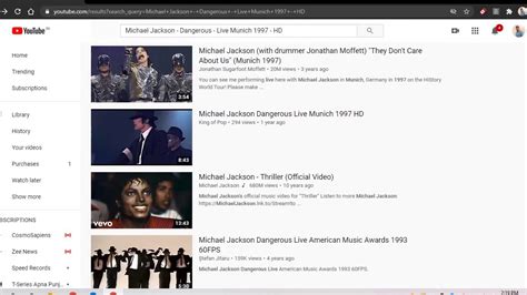 Michael Jackson Dangerous Live Munich 1997 HD YouTube