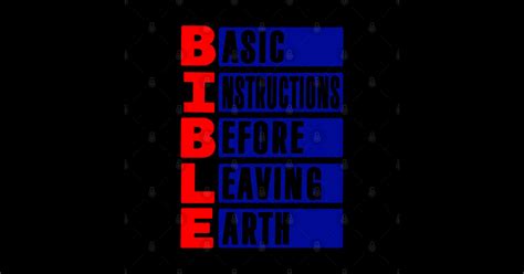 Bible Basic Instructions Before Leaving Earth Bible Posters And Art