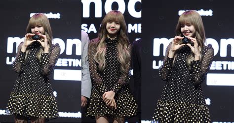 190831 Lisa Press Conference Pictures At Moonshot Event R BlackPink