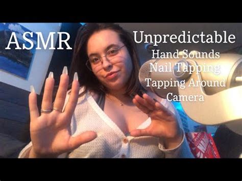 ASMR ﾟlong nail tapping hand sounds camera tapping some rambles