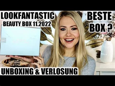 142 Wert Lookfantastic Beauty Box November 2022 Unboxing