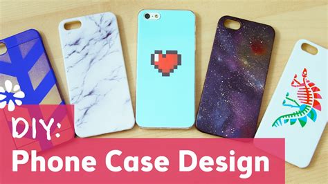 5 Diy Phone Case Designs Sea Lemon Youtube