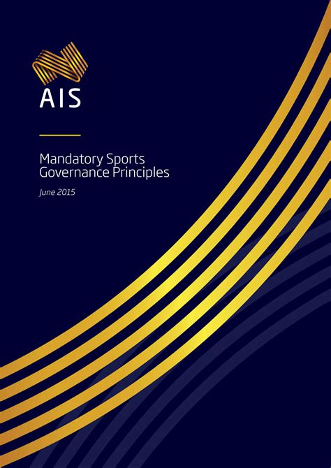 Mandatorysportsgovernanceprinciplesfinal Pdf