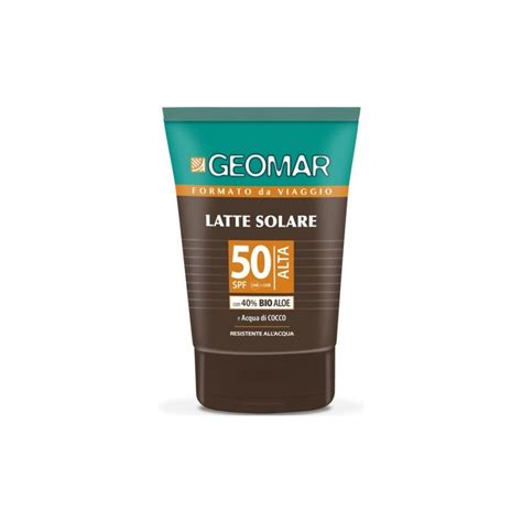 Geomar Latte Solare Resistente All Acqua Spf Formato Viaggio Ml