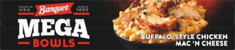 Banquet® Mega Bowls Buffalo Style Chicken Mac N Cheese Frozen Meal 14 Oz Kroger