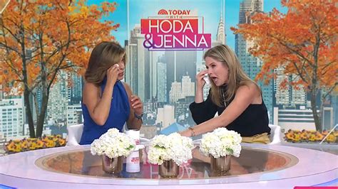 Todays Hoda Kotb And Jenna Bush Hager Both Break Down In Tears On Live