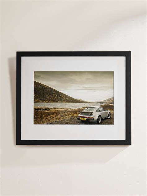 SONIC EDITIONS Framed 2017 911 Turbo, Scotland Print, 16" x 20" for Men ...