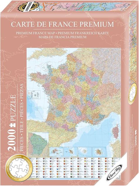 Puzzle Carte De France Pi Ces Europe X Cm Carte