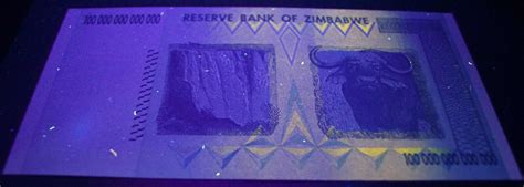 ZIMBABWE Simbabwe 1 100 TRILLION BANKNOTE TRILLIONEN 100