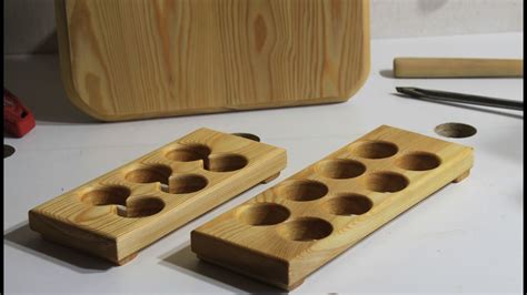 Подставка для яиц из лиственницы. Общежитие для яиц.#деревообработка # ...