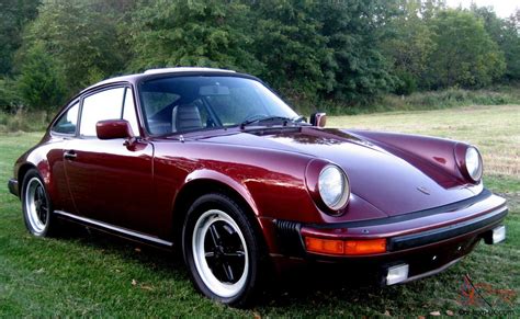 1983 911SC Sunroof Coupe Ruby Red Metallic Red 31k Orig Miles 5 Spd