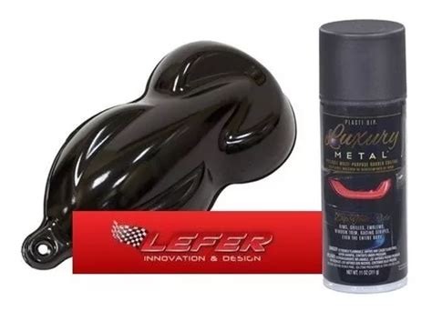 Pintura Removible Plastidip Aerosol Luxury Negro Metal LEFER CAR